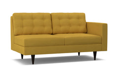 Logan Right Arm Apartment Size Sofa :: Leg Finish: Espresso / Configuration: RAF - Chaise on the Right