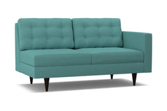 Logan Right Arm Apartment Size Sofa :: Leg Finish: Espresso / Configuration: RAF - Chaise on the Right