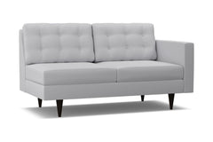 Logan Right Arm Apartment Size Sofa :: Leg Finish: Espresso / Configuration: RAF - Chaise on the Right