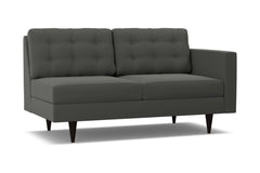 Logan Right Arm Apartment Size Sofa :: Leg Finish: Espresso / Configuration: RAF - Chaise on the Right