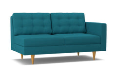 Logan Right Arm Apartment Size Sofa :: Leg Finish: Natural / Configuration: RAF - Chaise on the Right