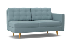 Logan Right Arm Apartment Size Sofa :: Leg Finish: Natural / Configuration: RAF - Chaise on the Right