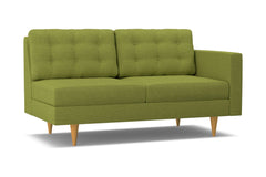 Logan Right Arm Apartment Size Sofa :: Leg Finish: Natural / Configuration: RAF - Chaise on the Right