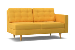 Logan Right Arm Apartment Size Sofa :: Leg Finish: Natural / Configuration: RAF - Chaise on the Right