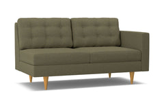 Logan Right Arm Apartment Size Sofa :: Leg Finish: Natural / Configuration: RAF - Chaise on the Right