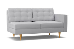 Logan Right Arm Apartment Size Sofa :: Leg Finish: Natural / Configuration: RAF - Chaise on the Right