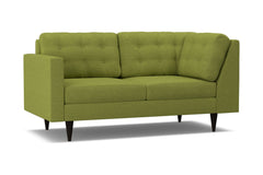 Logan Left Arm Corner Apt Size Sofa :: Leg Finish: Espresso / Configuration: LAF - Chaise on the Left