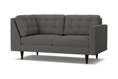 Logan Right Arm Corner Apt Size Sofa :: Leg Finish: Espresso / Configuration: RAF - Chaise on the Right