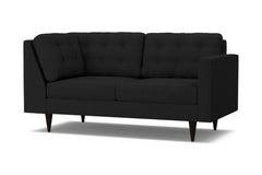 Logan Right Arm Corner Apt Size Sofa :: Leg Finish: Espresso / Configuration: RAF - Chaise on the Right