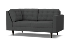 Logan Right Arm Corner Apt Size Sofa :: Leg Finish: Espresso / Configuration: RAF - Chaise on the Right