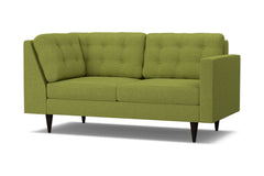 Logan Right Arm Corner Apt Size Sofa :: Leg Finish: Espresso / Configuration: RAF - Chaise on the Right