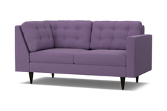 Logan Right Arm Corner Apt Size Sofa :: Leg Finish: Espresso / Configuration: RAF - Chaise on the Right