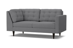 Logan Right Arm Corner Apt Size Sofa :: Leg Finish: Espresso / Configuration: RAF - Chaise on the Right