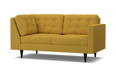 Logan Right Arm Corner Apt Size Sofa :: Leg Finish: Espresso / Configuration: RAF - Chaise on the Right