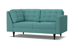 Logan Right Arm Corner Apt Size Sofa :: Leg Finish: Espresso / Configuration: RAF - Chaise on the Right