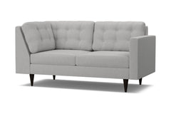 Logan Right Arm Corner Apt Size Sofa :: Leg Finish: Espresso / Configuration: RAF - Chaise on the Right