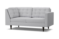 Logan Right Arm Corner Apt Size Sofa :: Leg Finish: Espresso / Configuration: RAF - Chaise on the Right