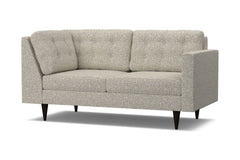 Logan Right Arm Corner Apt Size Sofa :: Leg Finish: Espresso / Configuration: RAF - Chaise on the Right