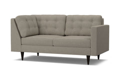 Logan Right Arm Corner Apt Size Sofa :: Leg Finish: Espresso / Configuration: RAF - Chaise on the Right