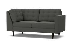 Logan Right Arm Corner Apt Size Sofa :: Leg Finish: Espresso / Configuration: RAF - Chaise on the Right