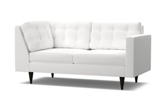 Logan Right Arm Corner Apt Size Sofa :: Leg Finish: Espresso / Configuration: RAF - Chaise on the Right