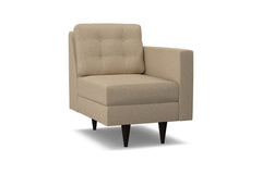 Logan Right Arm Chair :: Leg Finish: Espresso / Configuration: RAF - Chaise on the Right