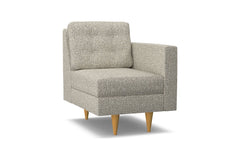 Logan Right Arm Chair :: Leg Finish: Natural / Configuration: RAF - Chaise on the Right