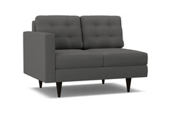 Logan Left Arm Loveseat :: Leg Finish: Espresso / Configuration: LAF - Chaise on the Left