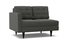 Logan Left Arm Loveseat :: Leg Finish: Espresso / Configuration: LAF - Chaise on the Left