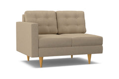 Logan Left Arm Loveseat :: Leg Finish: Natural / Configuration: LAF - Chaise on the Left