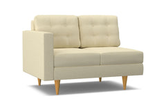 Logan Left Arm Loveseat :: Leg Finish: Natural / Configuration: LAF - Chaise on the Left