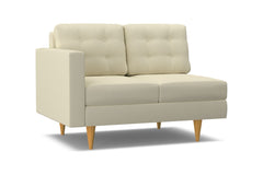 Logan Left Arm Loveseat :: Leg Finish: Natural / Configuration: LAF - Chaise on the Left