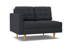 Logan Left Arm Loveseat :: Leg Finish: Natural / Configuration: LAF - Chaise on the Left