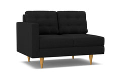Logan Left Arm Loveseat :: Leg Finish: Natural / Configuration: LAF - Chaise on the Left