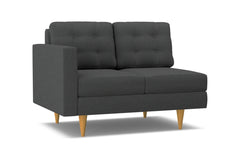 Logan Left Arm Loveseat :: Leg Finish: Natural / Configuration: LAF - Chaise on the Left