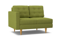 Logan Left Arm Loveseat :: Leg Finish: Natural / Configuration: LAF - Chaise on the Left