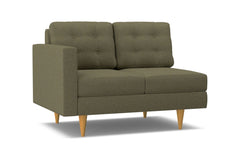 Logan Left Arm Loveseat :: Leg Finish: Natural / Configuration: LAF - Chaise on the Left
