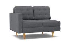 Logan Left Arm Loveseat :: Leg Finish: Natural / Configuration: LAF - Chaise on the Left