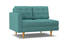 Logan Left Arm Loveseat :: Leg Finish: Natural / Configuration: LAF - Chaise on the Left