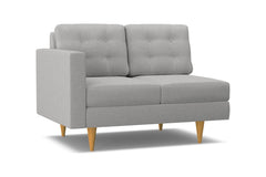 Logan Left Arm Loveseat :: Leg Finish: Natural / Configuration: LAF - Chaise on the Left