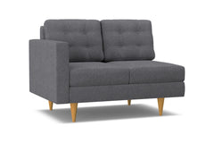 Logan Left Arm Loveseat :: Leg Finish: Natural / Configuration: LAF - Chaise on the Left