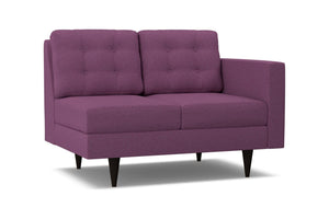 Logan Right Arm Loveseat :: Leg Finish: Espresso / Configuration: RAF - Chaise on the Right