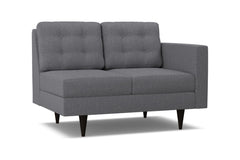 Logan Right Arm Loveseat :: Leg Finish: Espresso / Configuration: RAF - Chaise on the Right