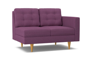 Logan Right Arm Loveseat :: Leg Finish: Natural / Configuration: RAF - Chaise on the Right