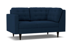 Logan Left Arm Corner Loveseat :: Leg Finish: Espresso / Configuration: LAF - Chaise on the Left