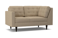 Logan Left Arm Corner Loveseat :: Leg Finish: Espresso / Configuration: LAF - Chaise on the Left