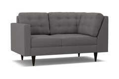 Logan Left Arm Corner Loveseat :: Leg Finish: Espresso / Configuration: LAF - Chaise on the Left