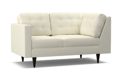 Logan Left Arm Corner Loveseat :: Leg Finish: Espresso / Configuration: LAF - Chaise on the Left