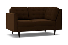 Logan Left Arm Corner Loveseat :: Leg Finish: Espresso / Configuration: LAF - Chaise on the Left