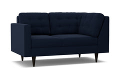 Logan Left Arm Corner Loveseat :: Leg Finish: Espresso / Configuration: LAF - Chaise on the Left